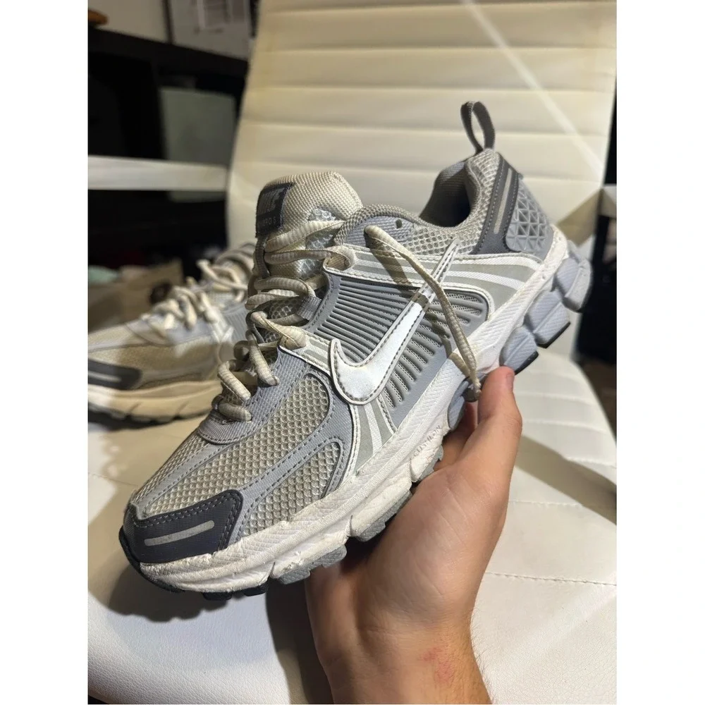 Nike Vomero 5 Zoom Air Grey Mesh Running Sneakers